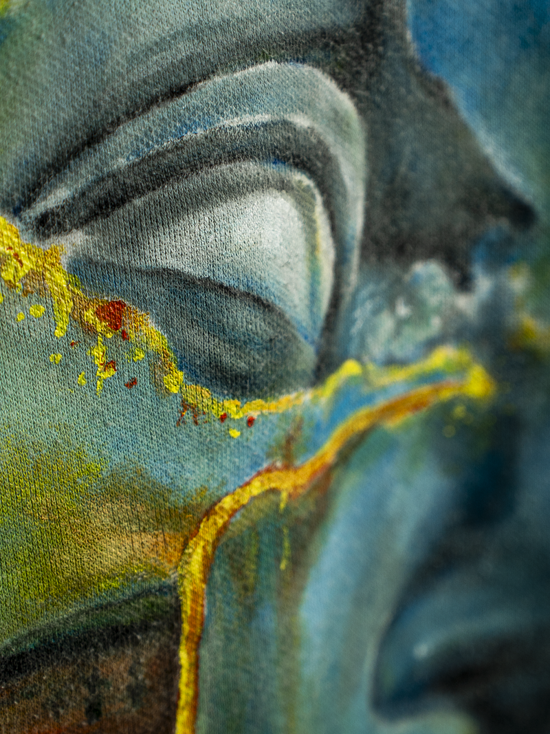 Rituale II "Dalì's dream" su tessuto - Immagine 5