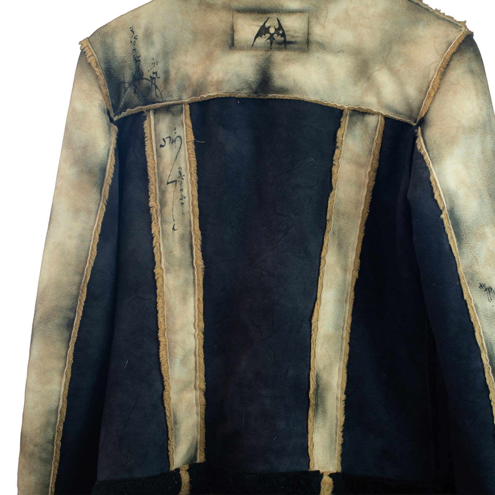 ENIF Leather Gilet Jacket - back detail