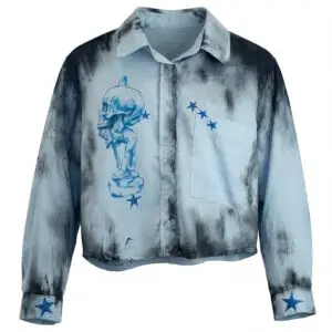 ENIF Cropped Ophira Blouse - front view