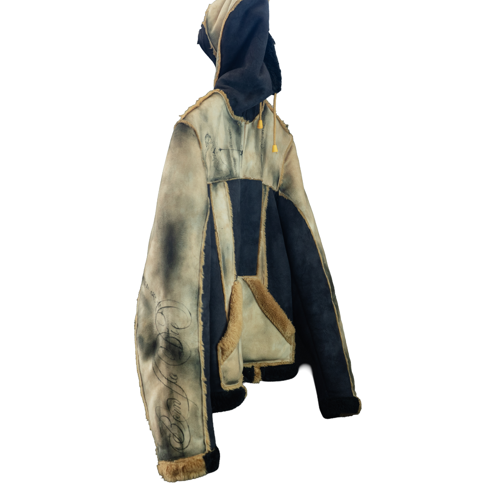 ENIF Leather Gilet Jacket - side left